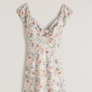 Abercrombie and Fitch Knot-Front Mini Dress